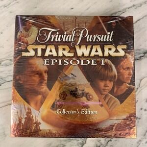 Trivial Pursuit Star Wars Episode I Collector's Edition Factory Sealed 1999 Rare